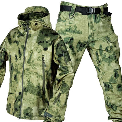 Ensembles Softshell + pantalons cargo, imperméable, coupe-vent, ensemble de 2 pièces