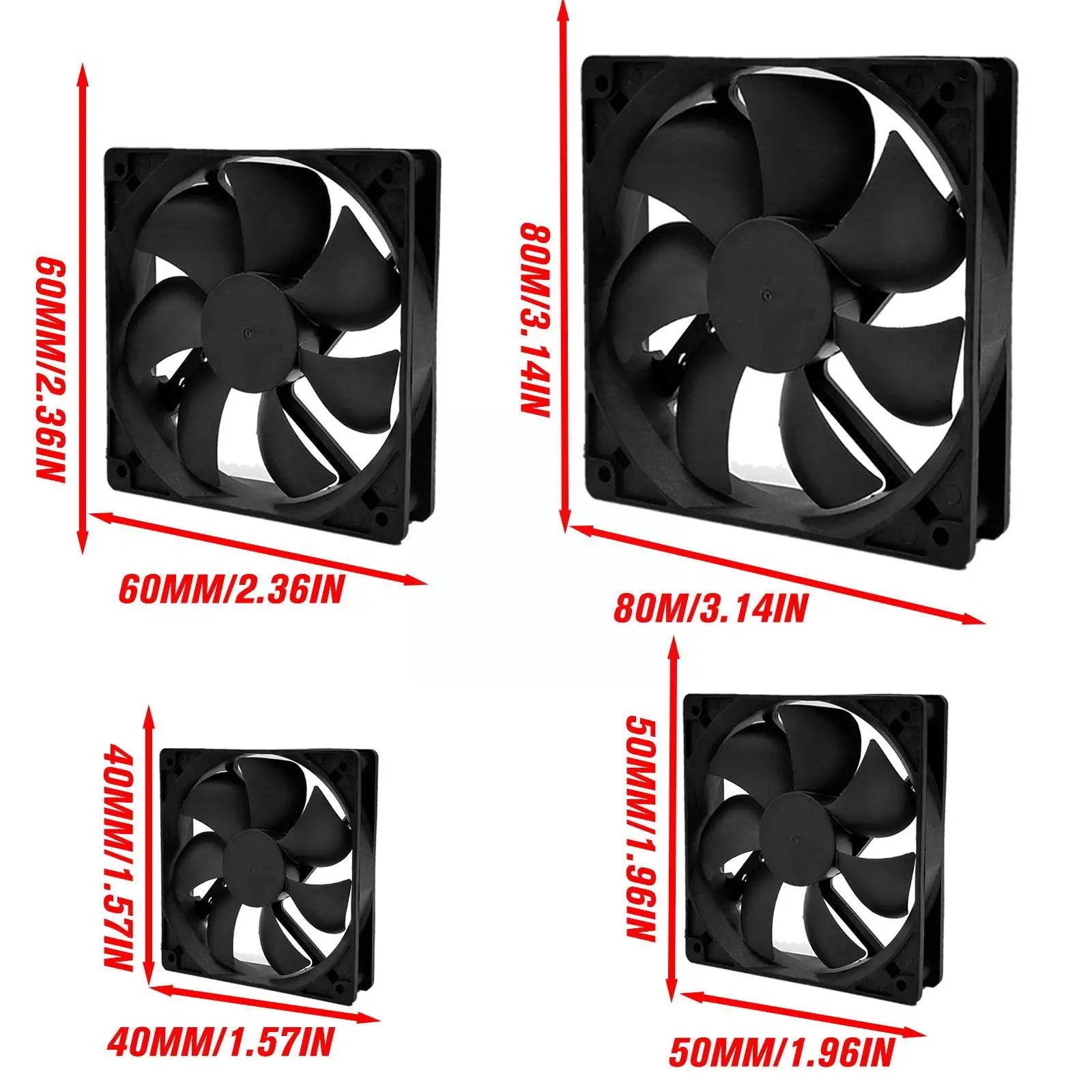 Ventilateur USB 5 V sans balais – plusieurs versions