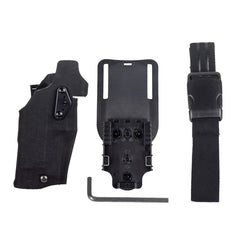 Holster Airsoft type Glock 17 / 19 pour lampe X300 / X300U – plateforme QLS
