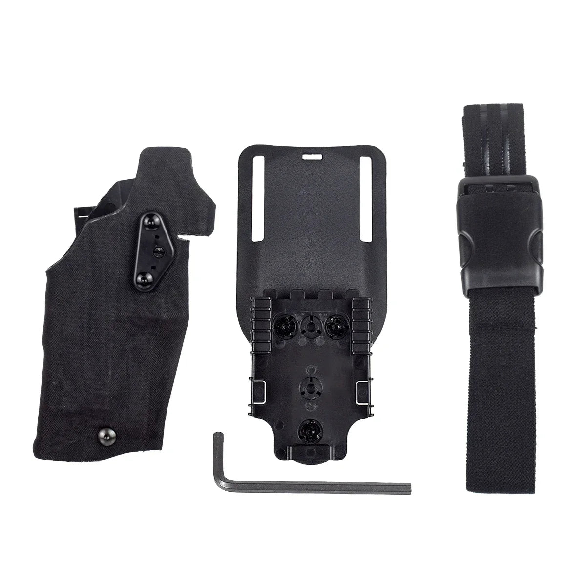 Holster Airsoft type Glock 17 / 19 pour lampe X300 / X300U – plateforme QLS