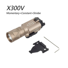 Lampe tactique type X300 / X300U pour rail 20 mm – plusieurs versions