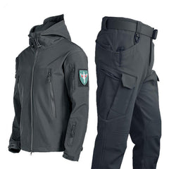 Ensemble tactique Softshell et pantalon cargo – 2 pièces