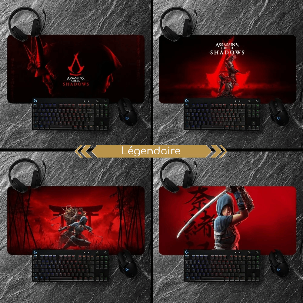 Tapis de souris Assassin’s Creed Shadows – Plusieurs formats