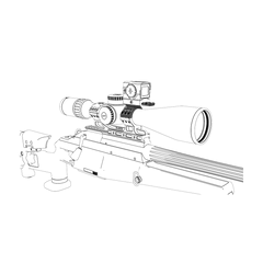 Kit de montage X-ACCU 34 mm pour viseur point rouge – Vector Optics