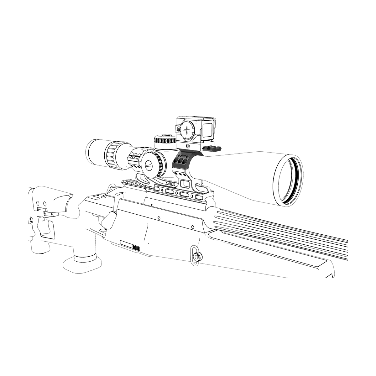 Kit de montage X-ACCU 34 mm pour viseur point rouge – Vector Optics