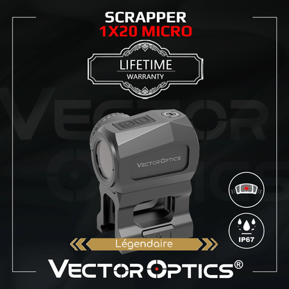 Red dot sight  micro Scrapper 1x20 - Vector Optics