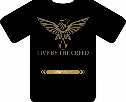 T-shirt "Live By The Creed" Desmond Miles - Assassin's Creed