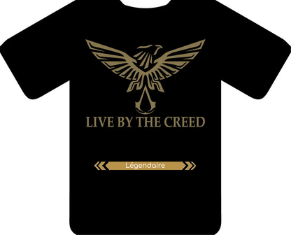 T-shirt "Live By The Creed" Desmond Miles - Assassin's Creed