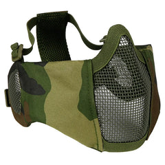 Masque grillagé demi-visage Airsoft – Vert CP