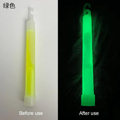 Bâton lumineux chimique 15 cm pour repérage terrain