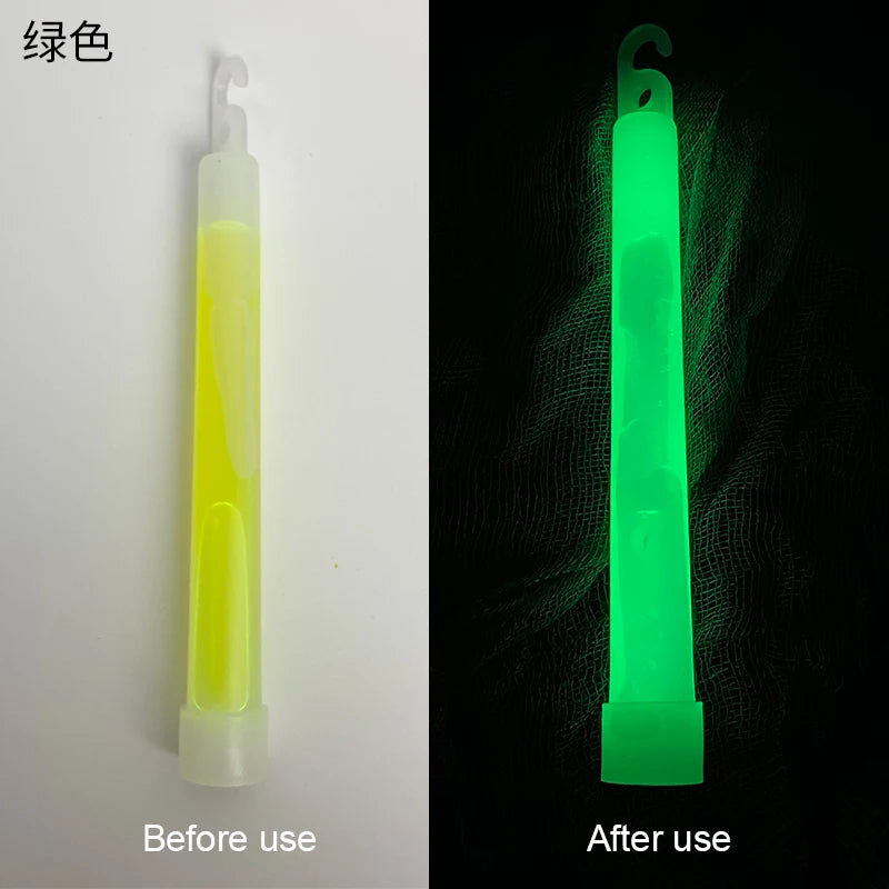 Bâton lumineux chimique 15 cm pour repérage terrain