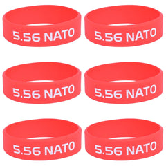 Anneaux marquage chargeurs Airsoft – 5.56 Rouge lot de 6