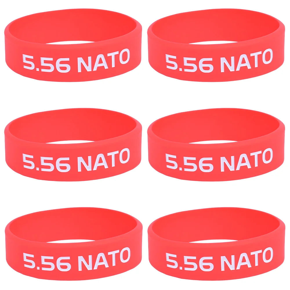 Anneaux marquage chargeurs Airsoft – 5.56 Rouge lot de 6
