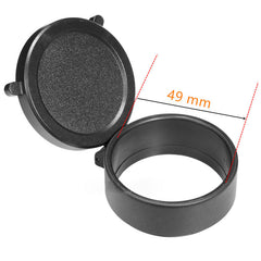 Couvre-objectif rabattable pour lunette, diamètre 25 à 69 mm