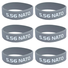 Anneaux marquage chargeurs Airsoft – 5.56 Gris lot de 6