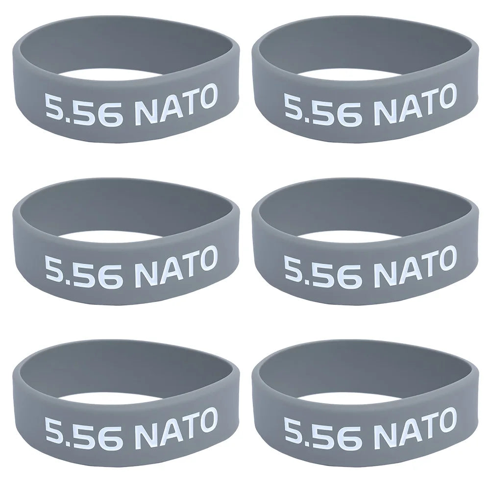 Anneaux marquage chargeurs Airsoft – 5.56 Gris lot de 6