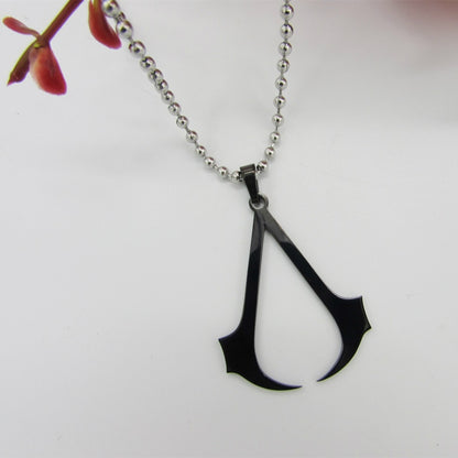 Pendentif en acier inoxydable Assassin's Creed