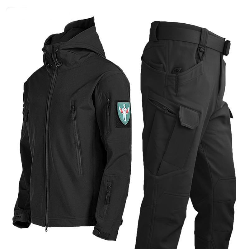 Ensemble tactique Softshell et pantalon cargo – 2 pièces