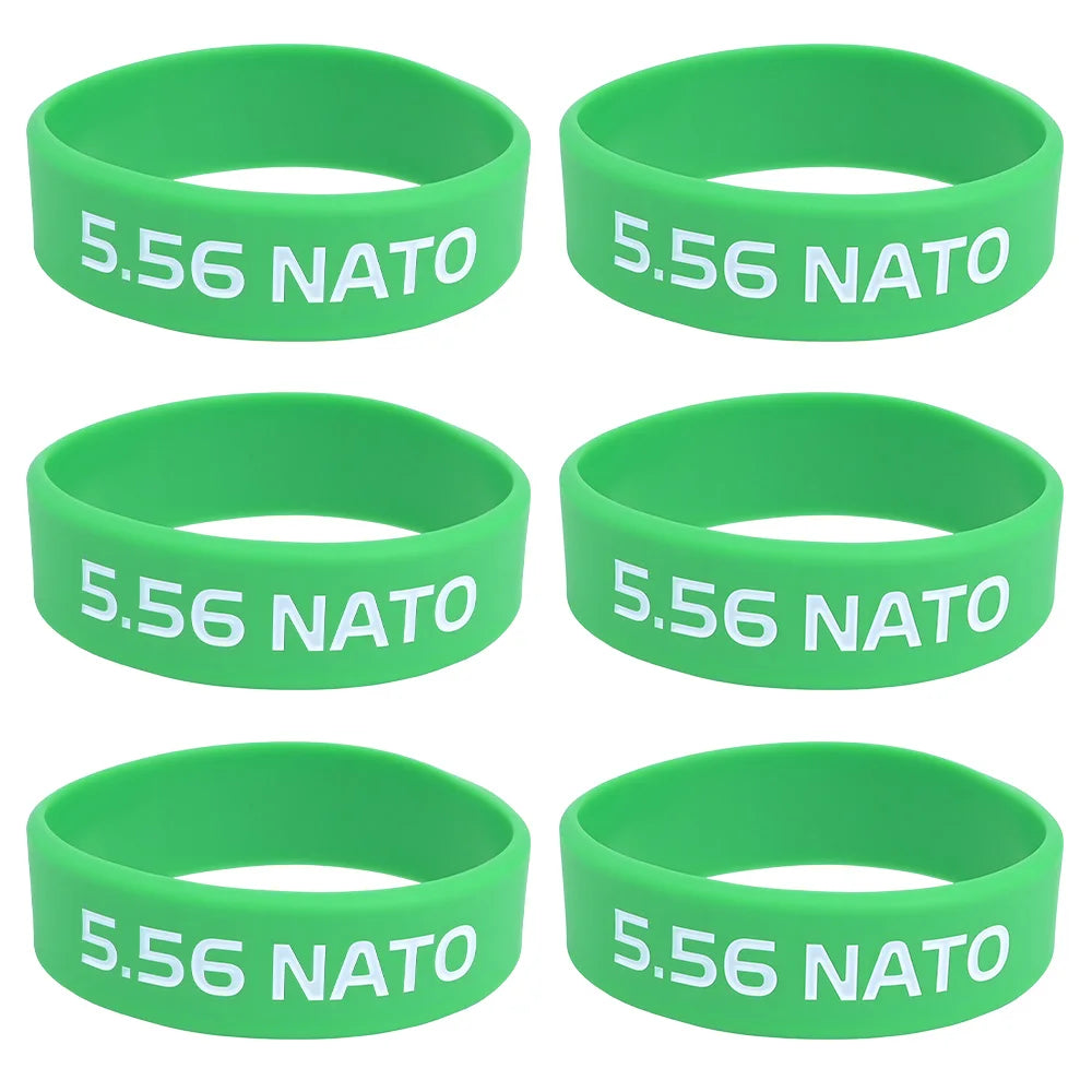 Anneaux marquage chargeurs Airsoft – 5.56 Vert lot de 6