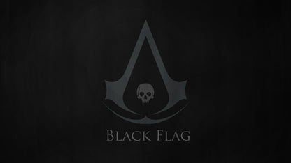 Drapeau Assassin's Creed 4 Black Flag, 90x150cm, 60x90 cm