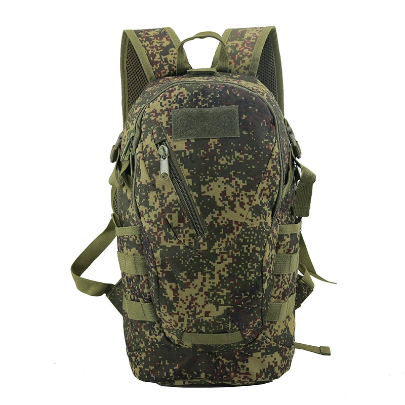 Sac à dos tactique camouflage 20–35 L – plusieurs motifs