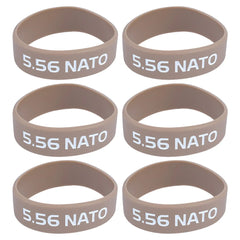 Anneaux marquage chargeurs Airsoft – 5.56 Tan lot de 6