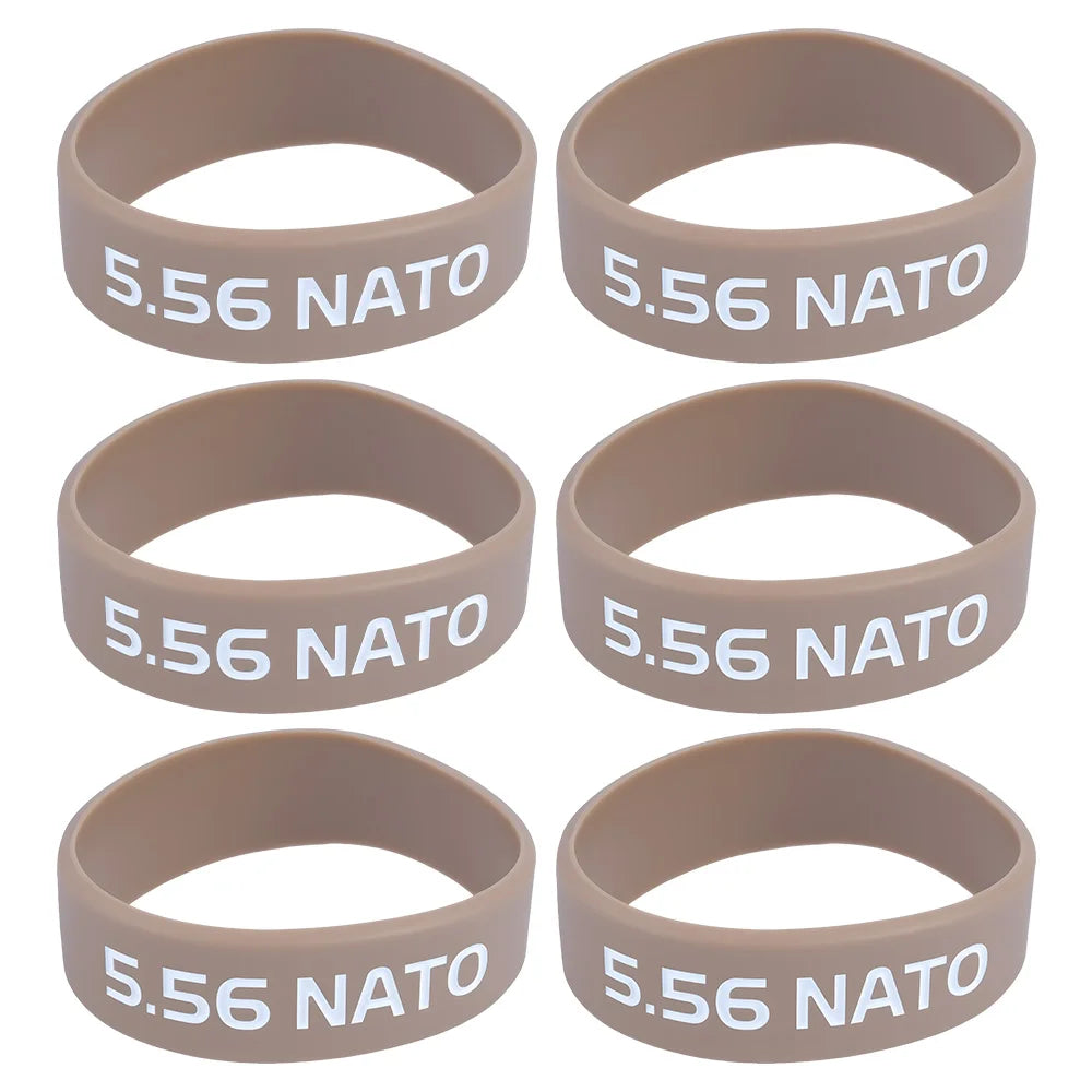 Anneaux marquage chargeurs Airsoft – 5.56 Tan lot de 6