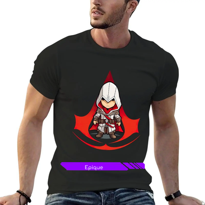 T-shirt Assassin's Creed Chibi avec logo