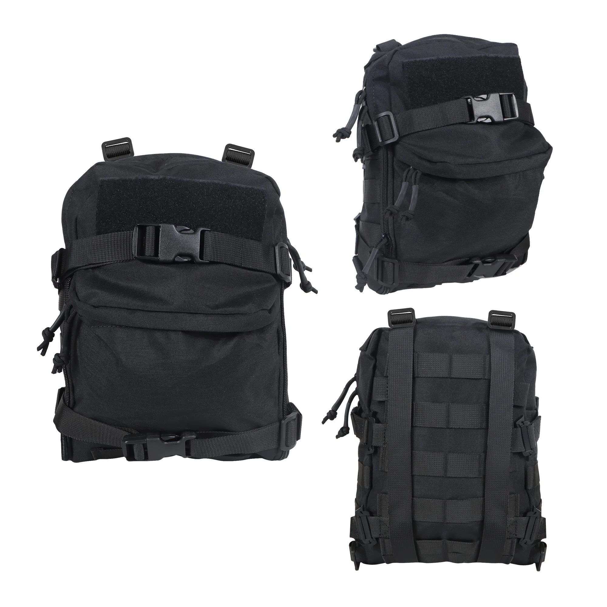 Poche hydratation MOLLE Airsoft – Noir