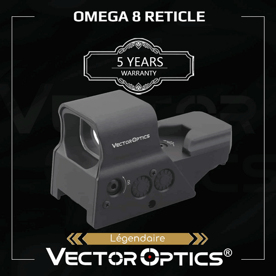 Viseur réflexe Omega 8 réticules SCRD-04SI Vector Optics – visuel 1