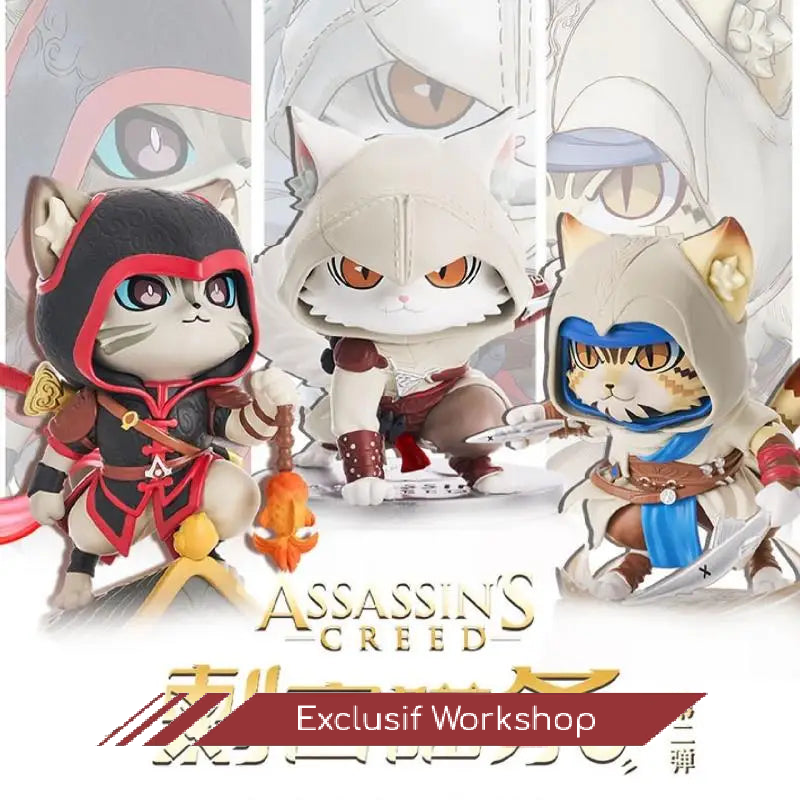 Figurine Exclusive Assassin's Creed MeoWorld - shao Jun - Basim - Altaïr