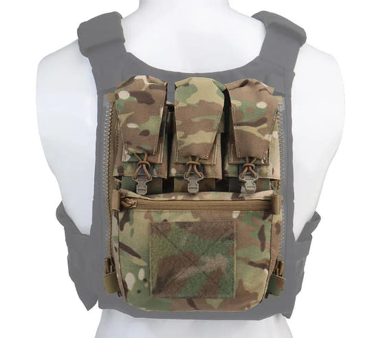 Panneau arrière zippé pour plate carrier FCPC – poche utilitaire