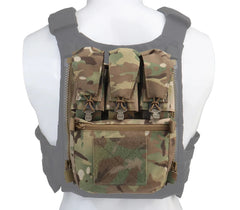 Panneau arrière zippé pour plate carrier FCPC – poche utilitaire