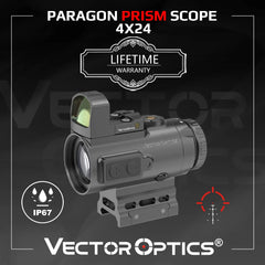 Lunette prismatique Paragon 4×24 avec viseur point rouge – Vector Optics