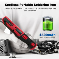 Fer à souder sans fil USB-C 8 W – 1500 mAh