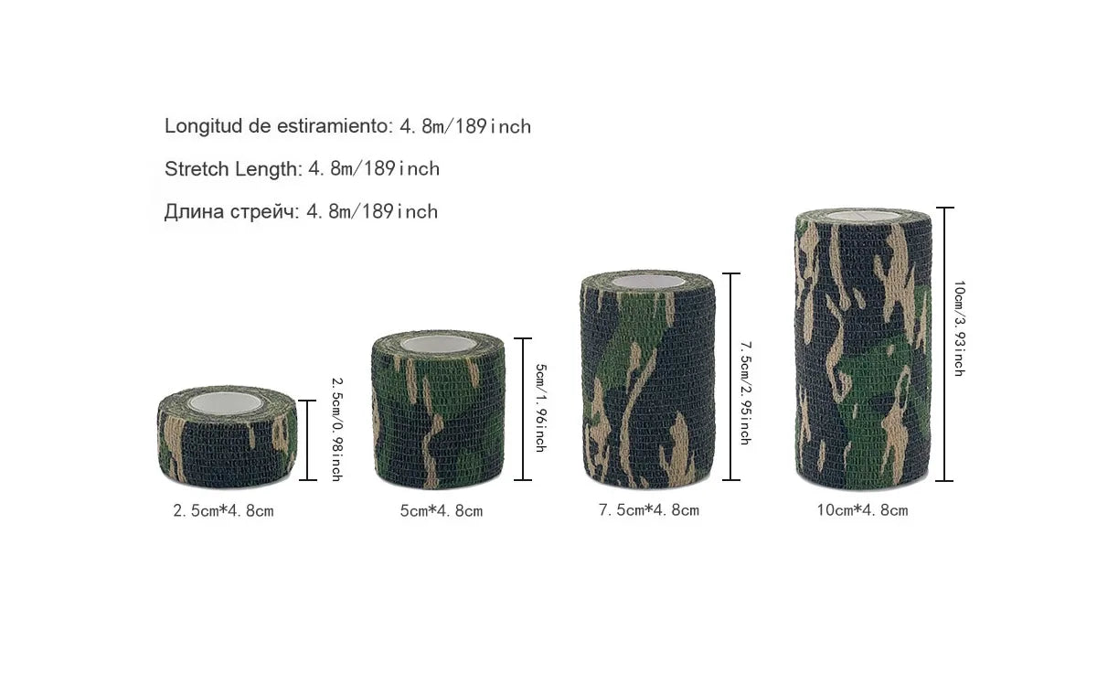 Bandages cohésifs auto-adhérents – Lots et largeurs au choix