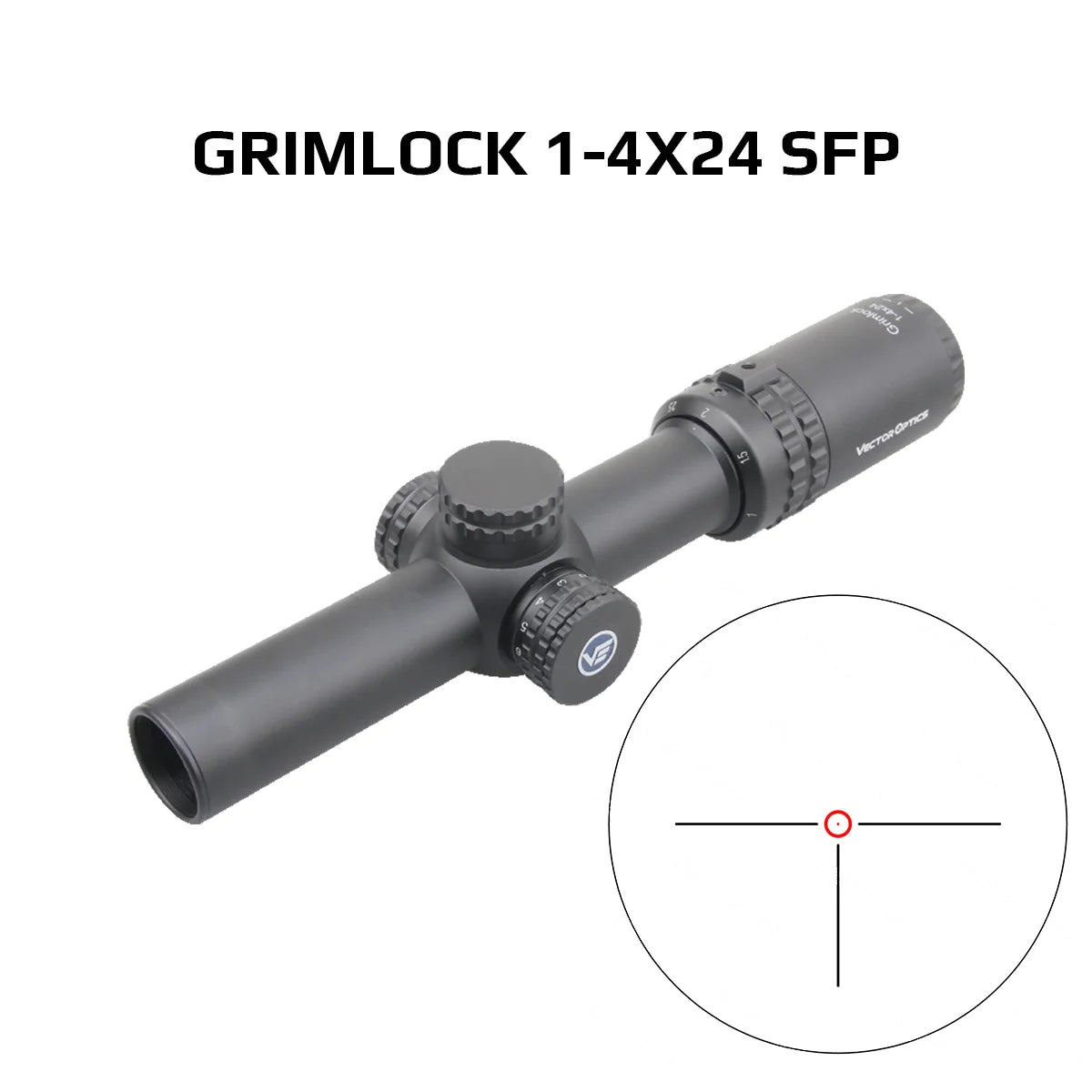 Lunette LPVO 1–4×24 ou 1–6×24, SFP/FFP – Vector Optics