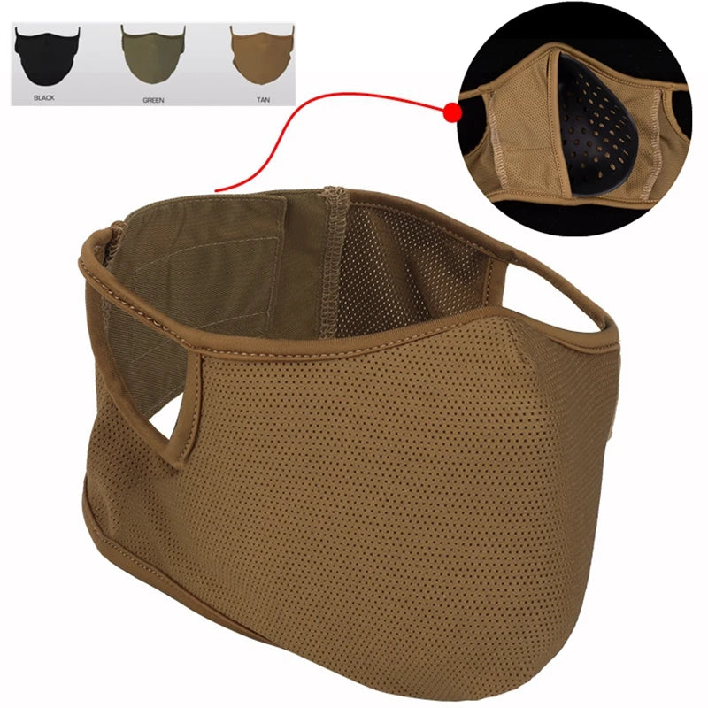 Masque tactique respirant pour Airsoft – tailles M et L