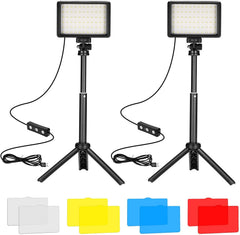 Kit d’éclairage LED USB avec trépied – Support téléphone en option