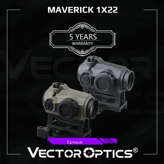 Viseur point rouge Maverick Gen III 1×22 Vector Optics – visuel 1
