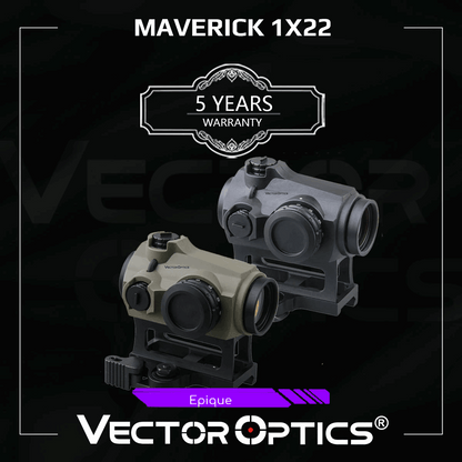 Red dot sight Maverick Gen3 1x22 - Vector Optics