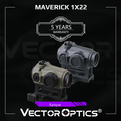 Red dot sight Maverick Gen3 1x22 - Vector Optics