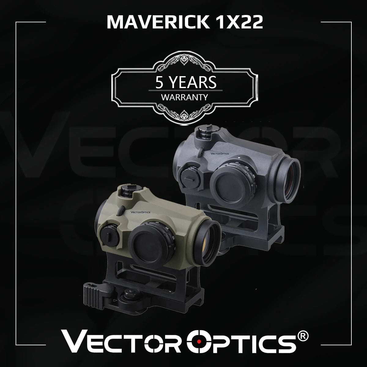 Red dot sight Maverick Gen3 1x22 - Vector Optics