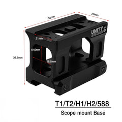 Rehausseur d’optique YR271 pour rail 20 mm – Airsoft