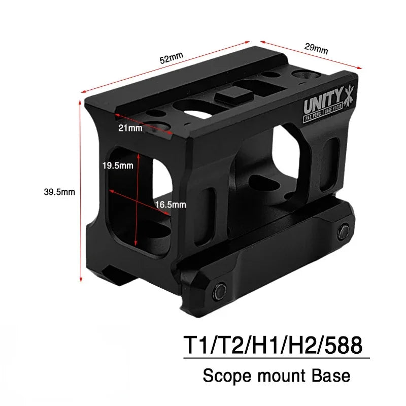Rehausseur d’optique YR271 pour rail 20 mm – Airsoft