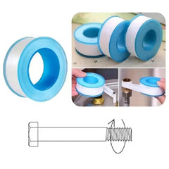Lot de 5 rubans d’étanchéité PTFE – 18 mm × 20 m