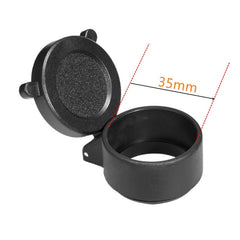 Couvre-objectif rabattable pour lunette, diamètre 25 à 69 mm