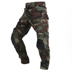 Pantalon tactique camouflage avec genouillères – plusieurs motifs