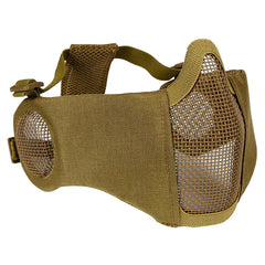 Masque grillagé demi-visage Airsoft – Kaki