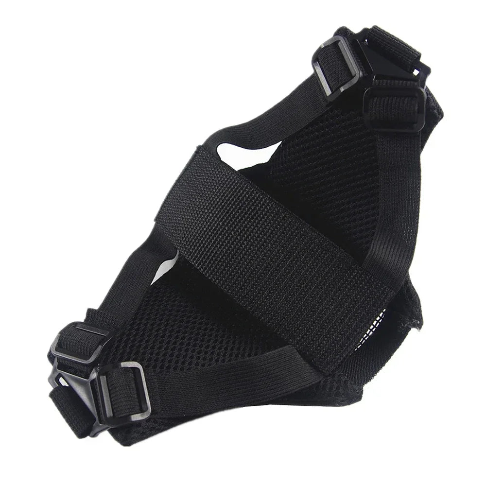 Masque grillagé demi-visage pliable – Airsoft